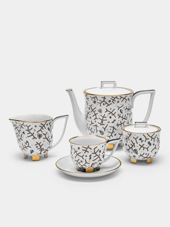 Augarten - Cabaret Hand-Painted Porcelain Collection - Grey - ABASK - 