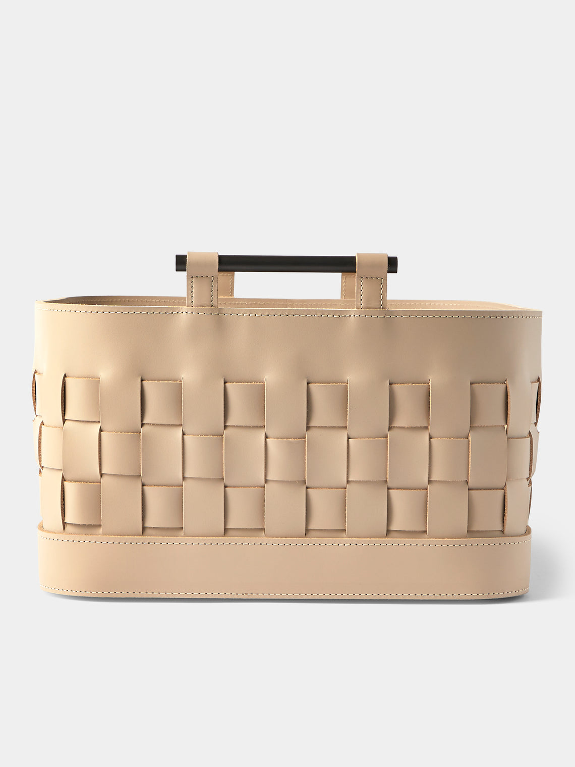 Rabitti 1969 - Ravenna Rectangular Low Basket - Cream - ABASK