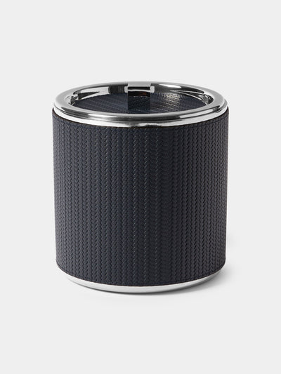 Pinetti - Glacettes Leather Ice Bucket - Navy - ABASK - 