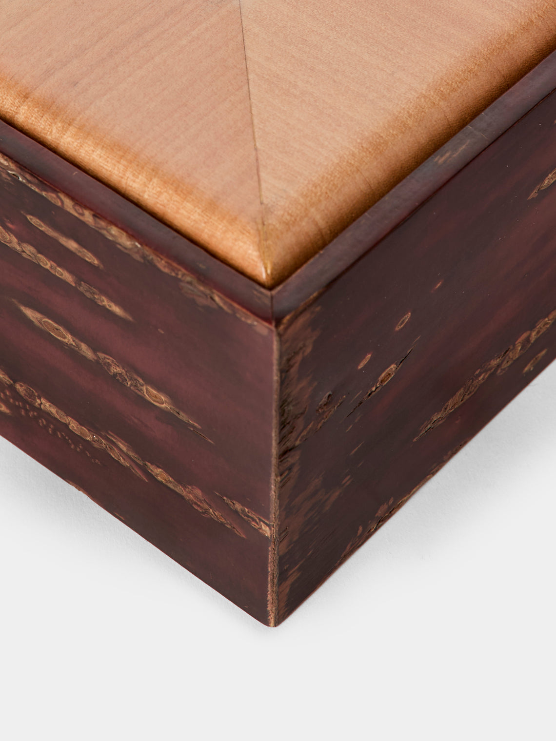 Denshiro - Cherry Bark Tissue Box - Brown - ABASK