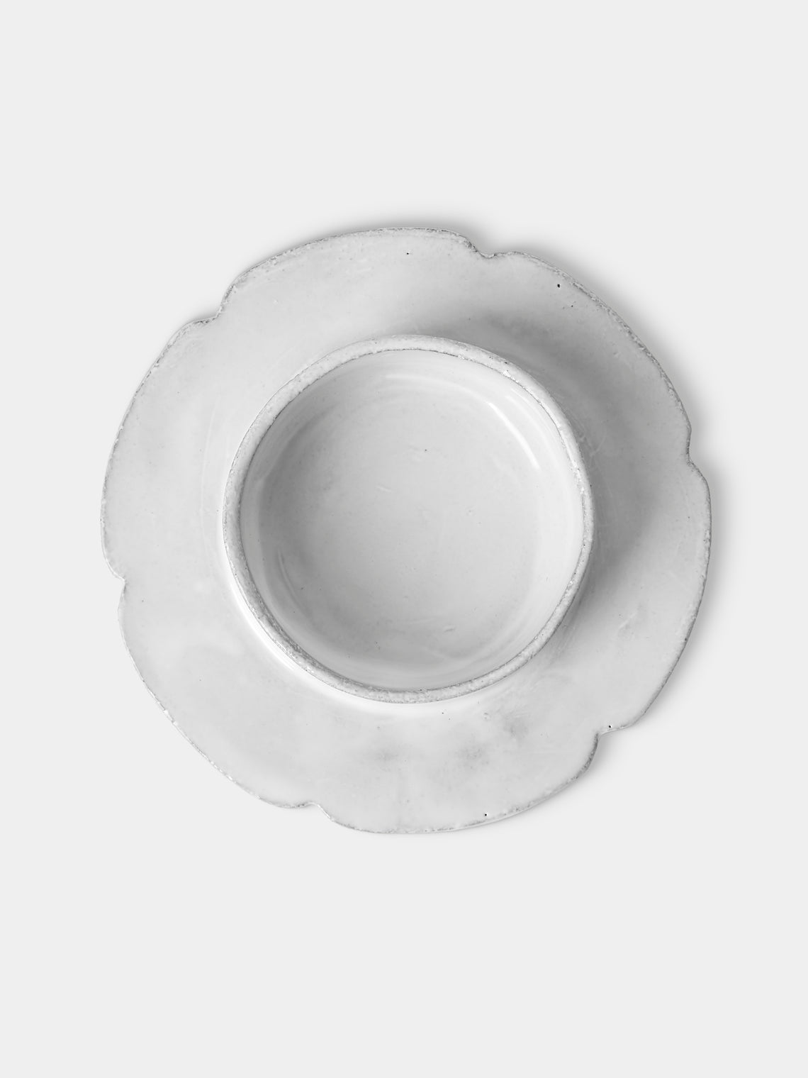 Astier de Villatte - Frog Hand-Glazed Ceramic Butter Dish - White - ABASK