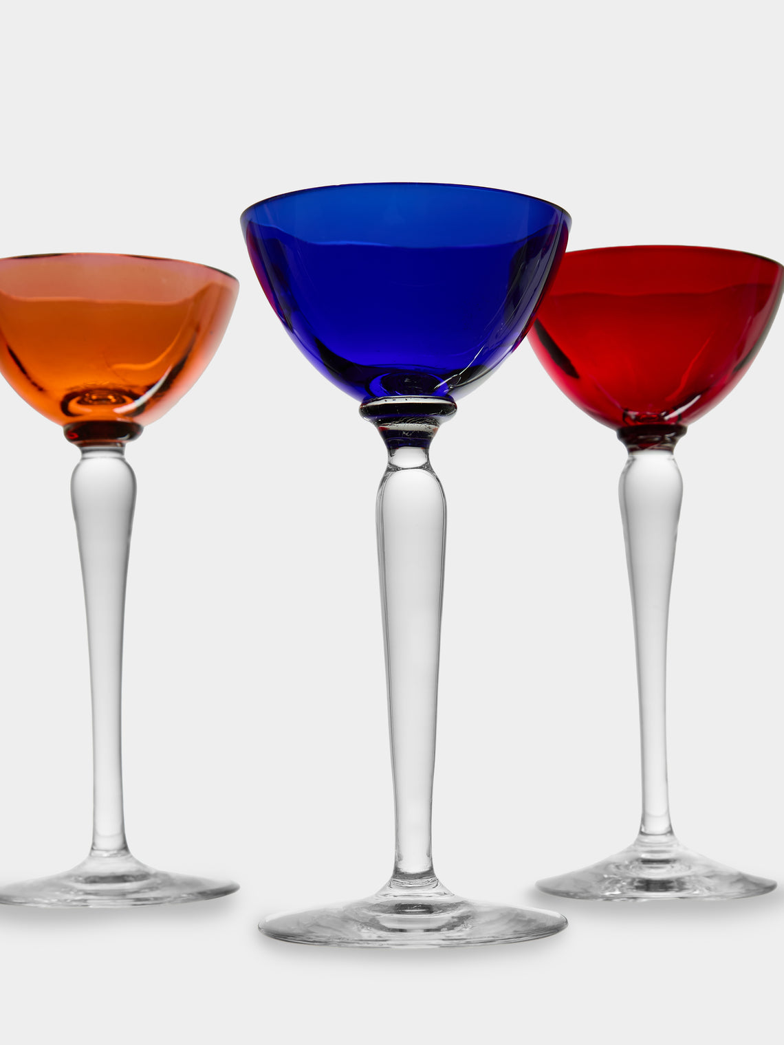 Antique and Vintage - 1960s Crystal Liqueur Glasses (Set of 7) - Multiple - ABASK