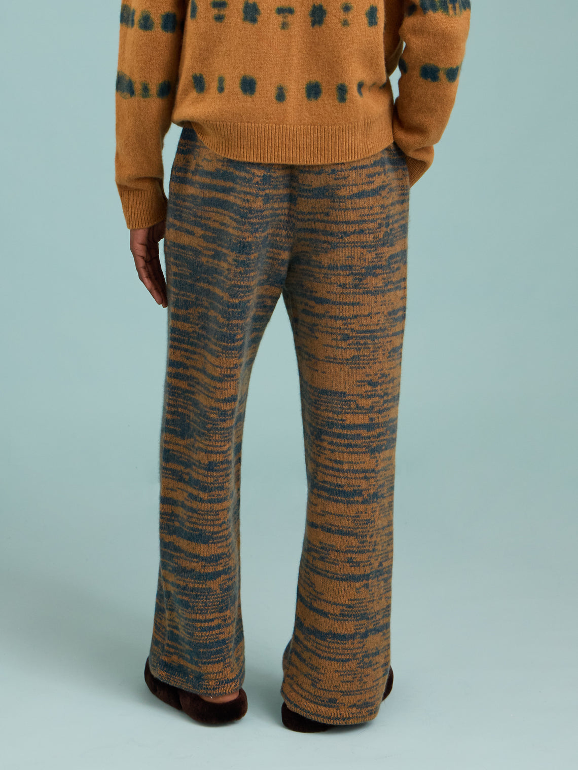 The Elder Statesman - Twisted Cashmere Sweatpants | Size: M - Green - ABASK