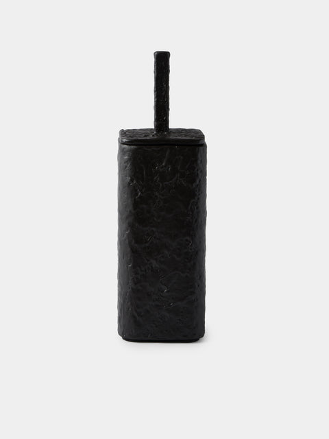 Giobagnara - Riace Imperfect Bronze Toilet Brush - Black - ABASK - 