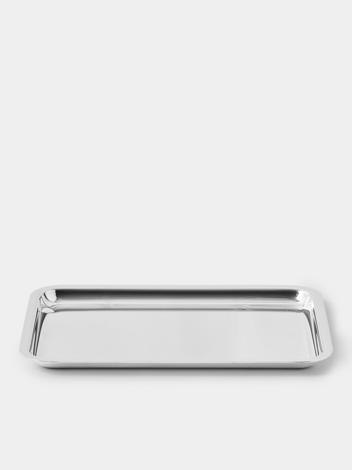 Ercuis - Silver-Plated Tray (11in/28cm) - Silver - ABASK