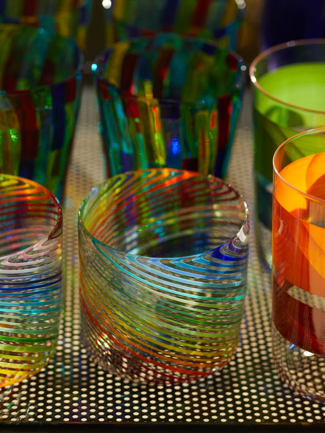 Pierrot Doremus - Hand-Blown Glass Wig Wag Bowls (Set of 4) - Multiple - ABASK