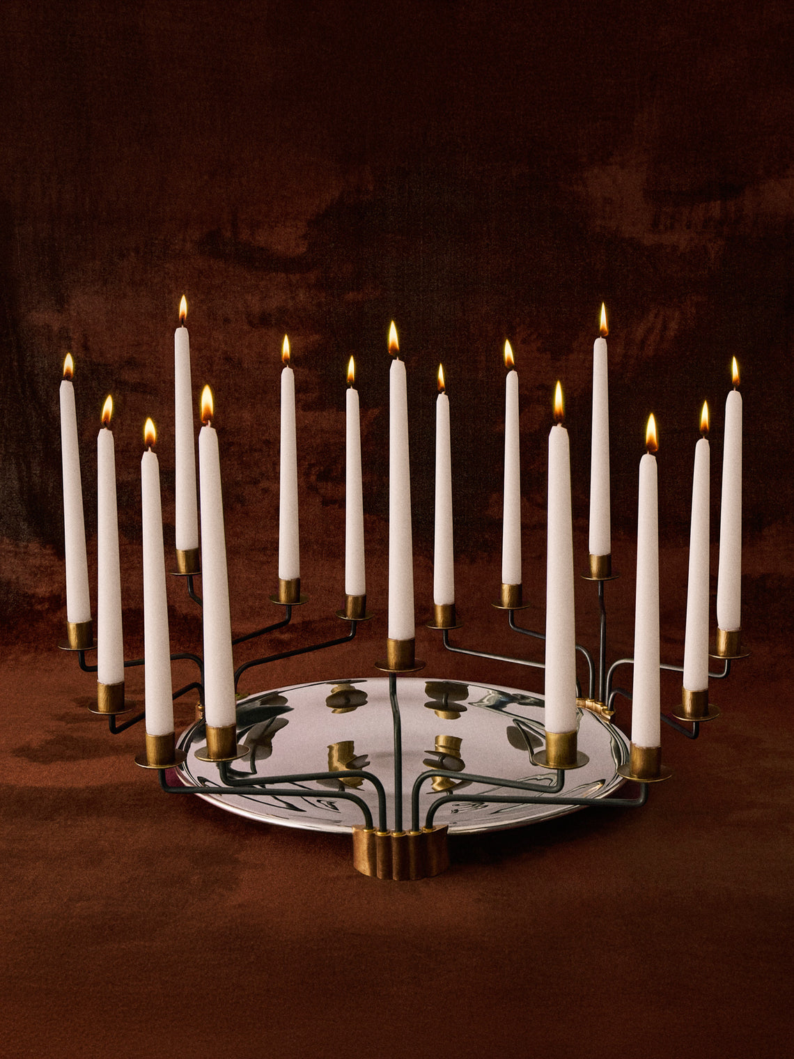 San Lorenzo - 1992 Afra and Tobia Scarpa No. 68 Pure Silver Candelabra - Silver - ABASK