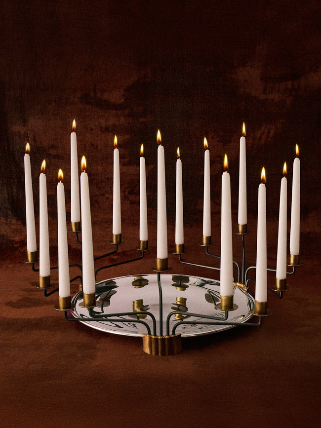 San Lorenzo - 1992 Afra and Tobia Scarpa No. 68 Pure Silver Candelabra - Silver - ABASK