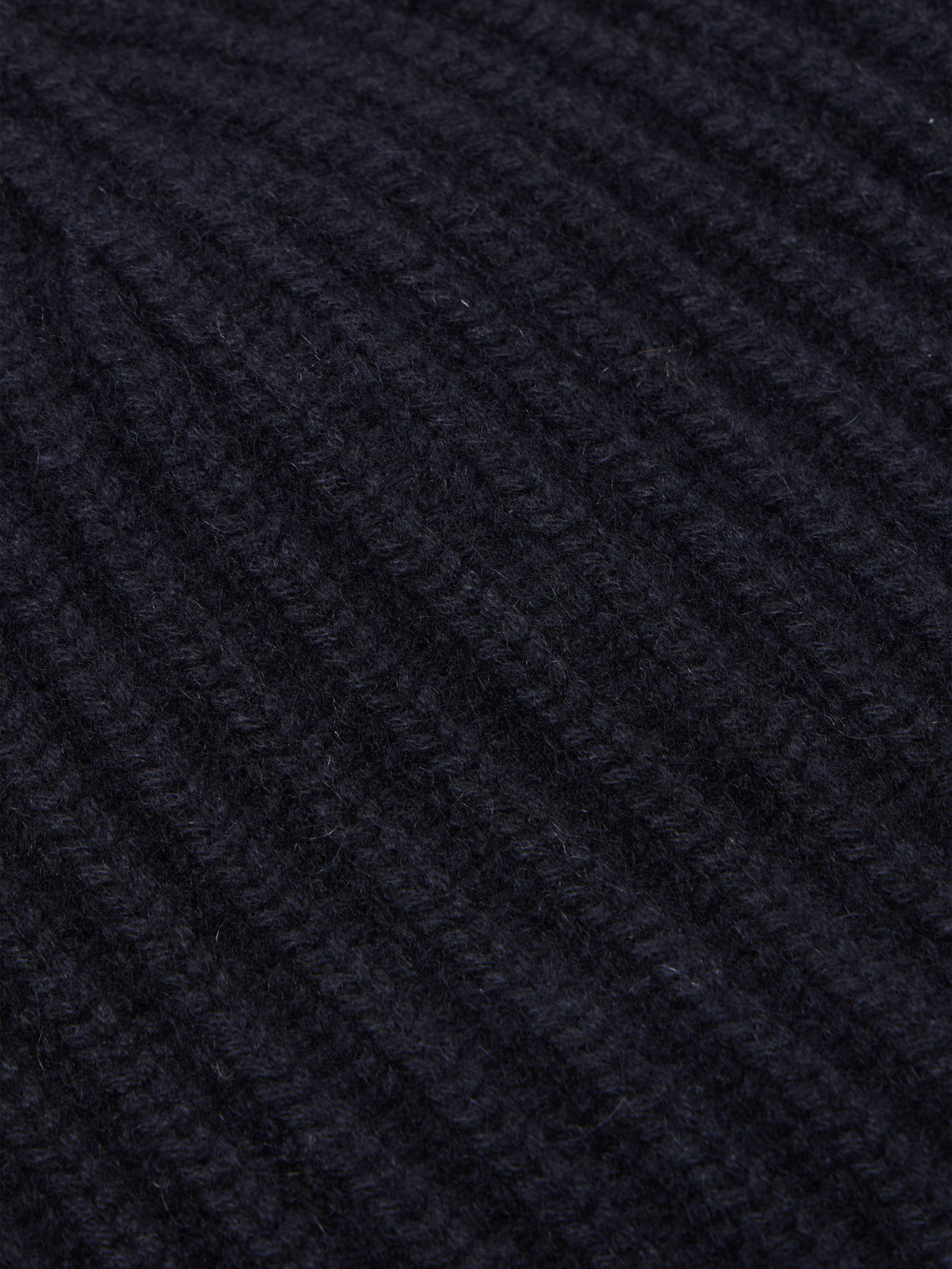 Dusan - Knitted Cashmere Beanie | One Size - Navy - ABASK