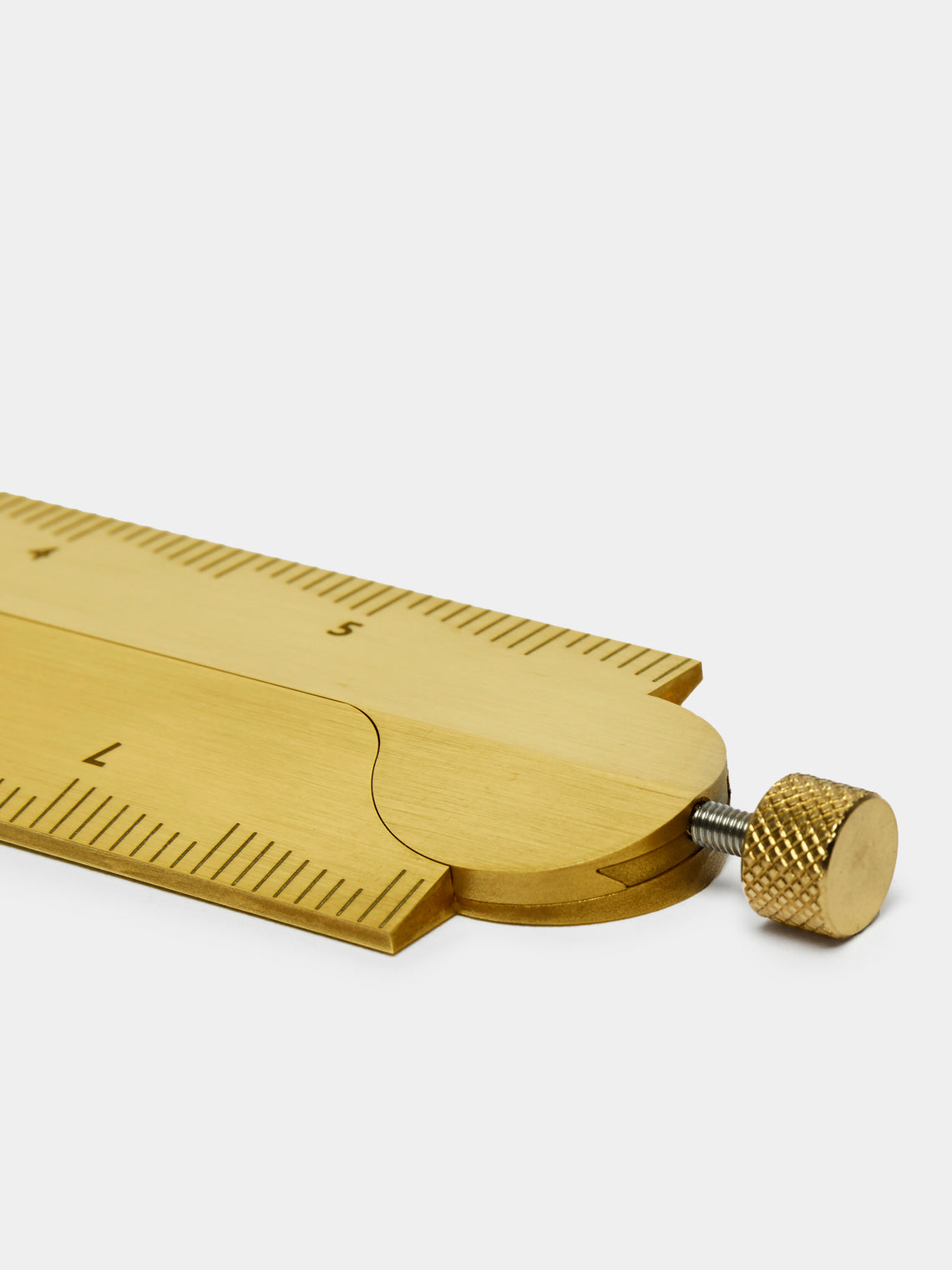 Les Ruler Metallics Stria Folding Ruler Set by Makers Cabinet | ABASK