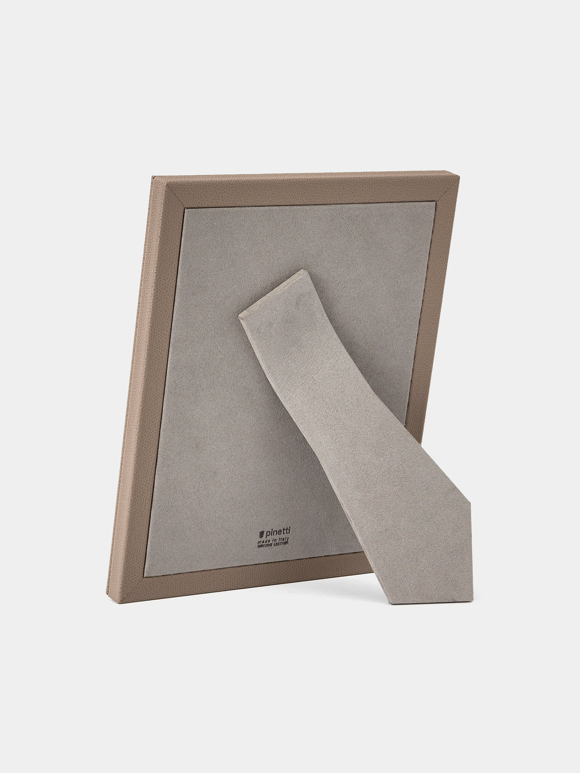 Pinetti - Leather Photo Frame (5x7”) - Taupe - ABASK