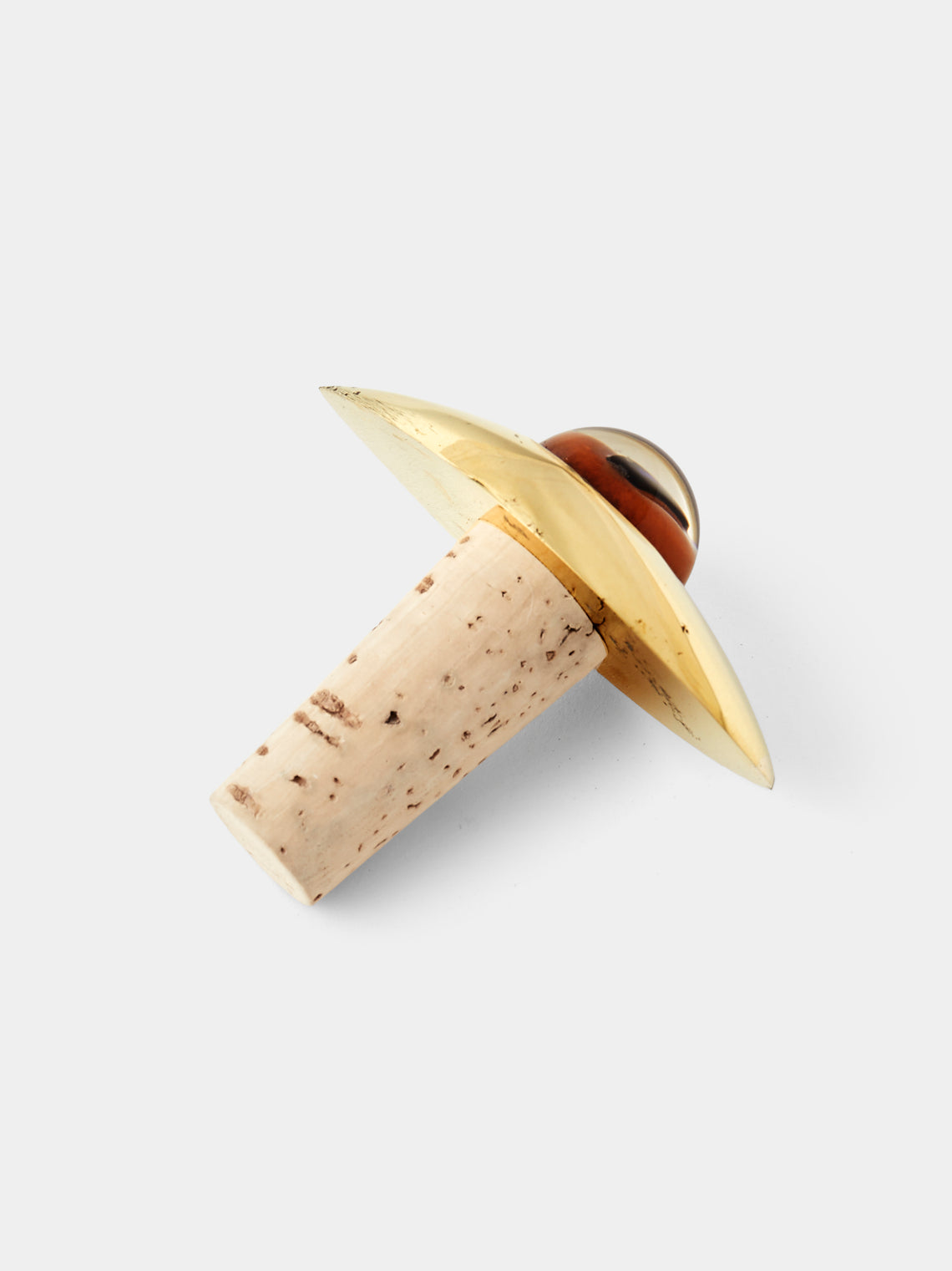 Carl Auböck - Eye Brass Bottle Stopper - Gold - ABASK