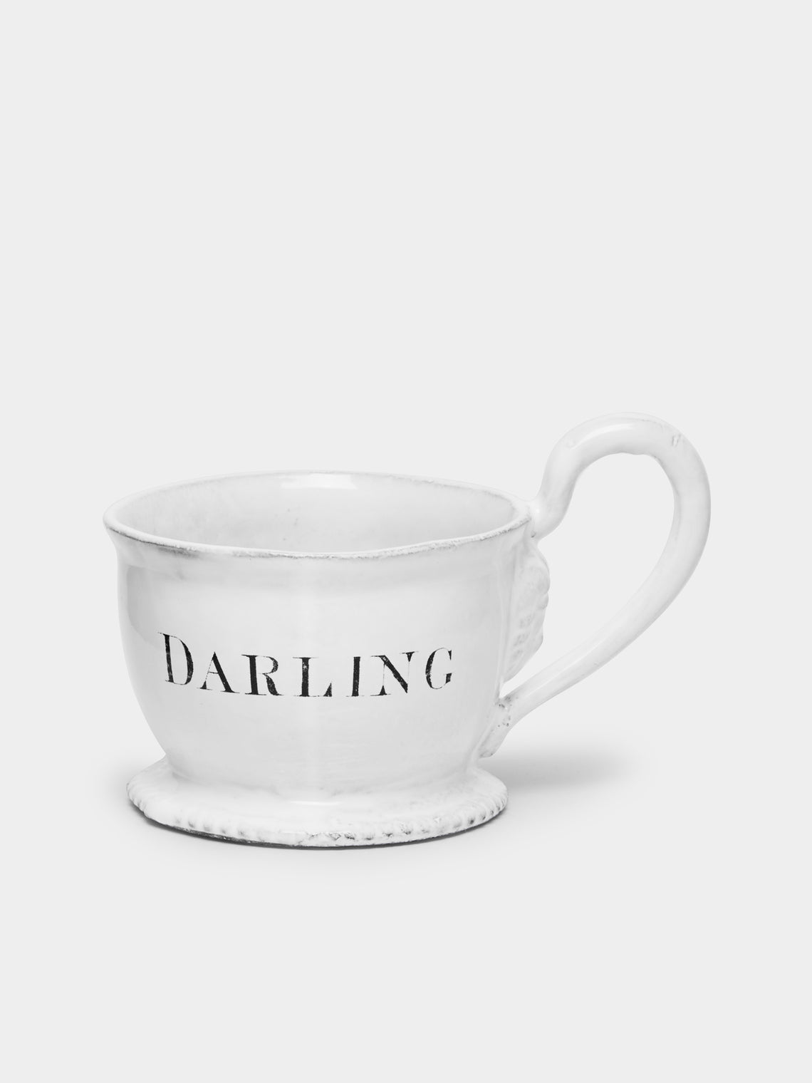 Astier de Villatte - Darling Hand-Glazed Ceramic Teacup (Set of 2) - White - ABASK- 