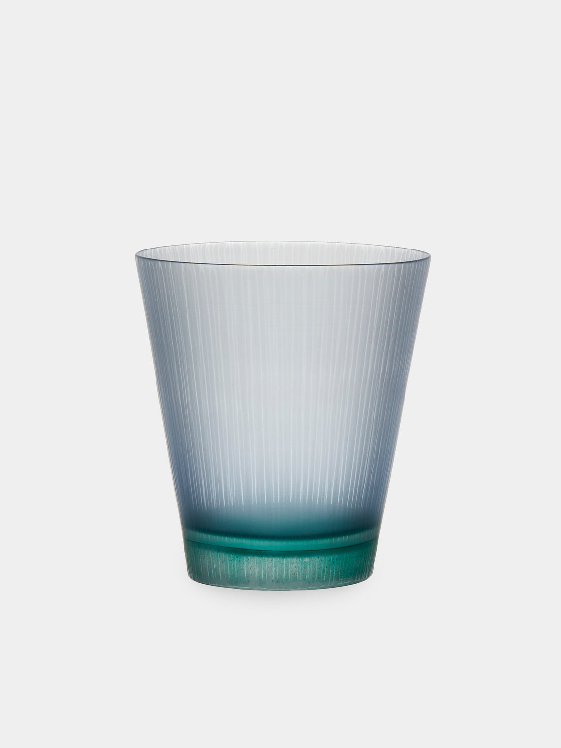 Takeyoshi Mitsui - Silence Hand-Blown Glass Tumblers (Set of 2) - Blue - ABASK- 