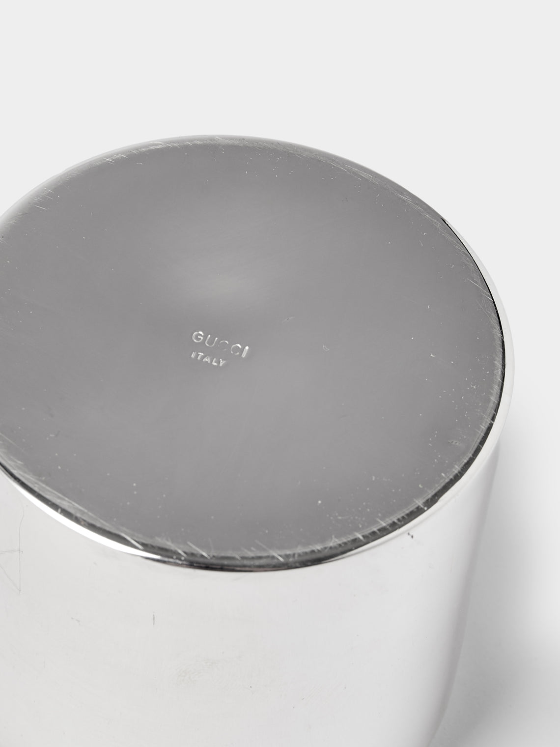 Antique and Vintage - 1980s Gucci Silver-Plated Jar - Silver - ABASK