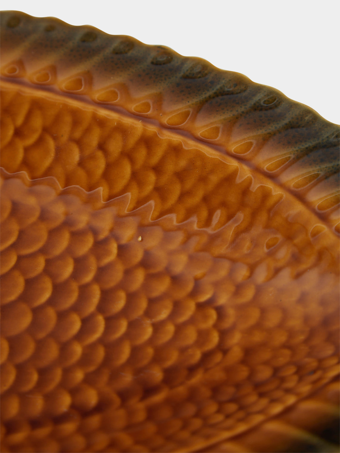 Antique and Vintage - 1950s Sarreguemines Fish Ceramic Platter -  - ABASK