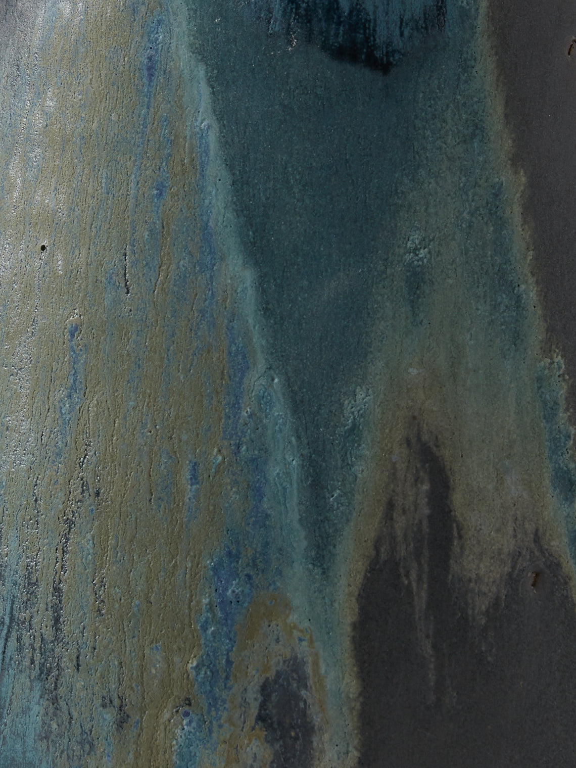 Peter Speliopoulos Projects - Hand-Glazed Stoneware Table Lamp - Blue - ABASK