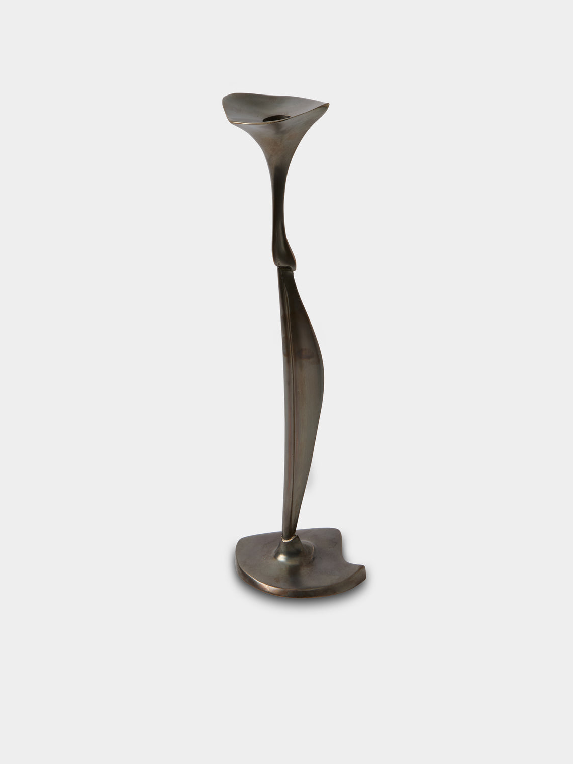 Shaha Raphael - Low Tide Fishbone Hand-Cast Brass Small Candelabra - Brown - ABASK - 