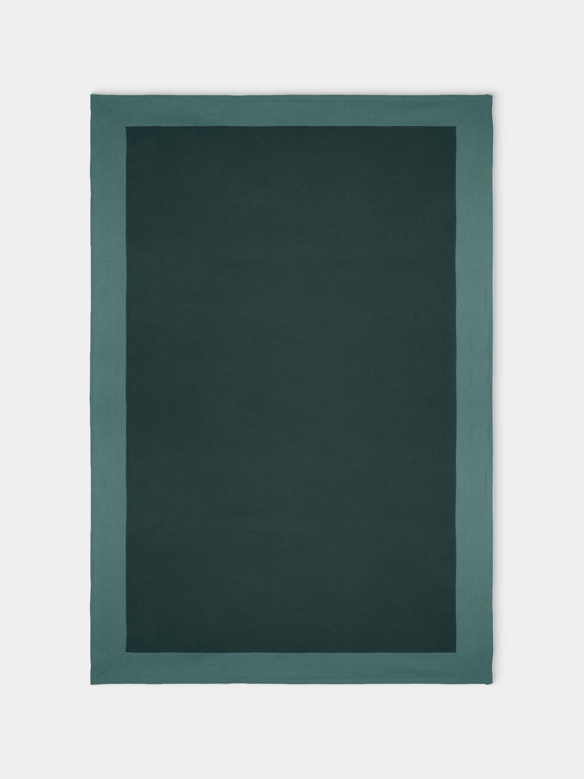 Borgo delle Tovaglie - Bauhaus Linen Large Rectangular Tablecloth - Navy - ABASK