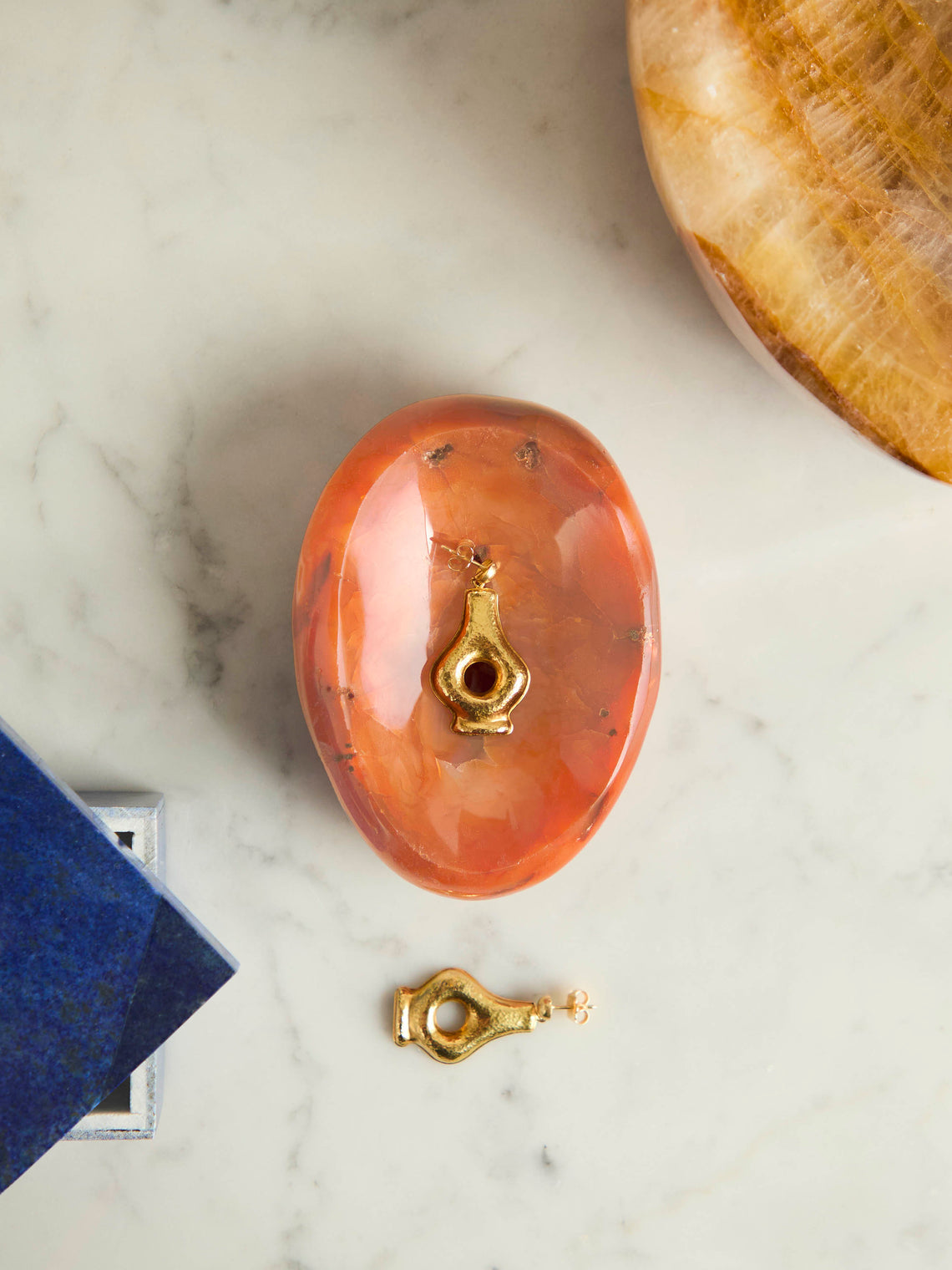 Jia Jia - Agate Soap Dish - Red - ABASK