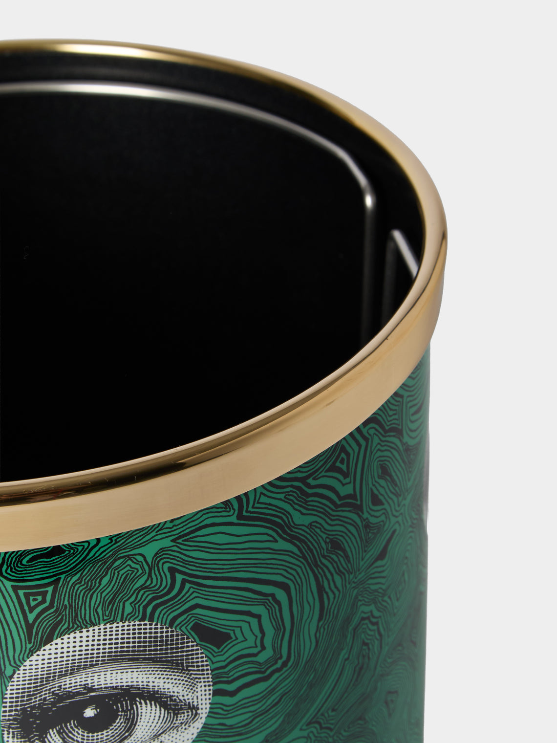 Fornasetti - Serratura Iron Wastepaper Bin - Multiple - ABASK