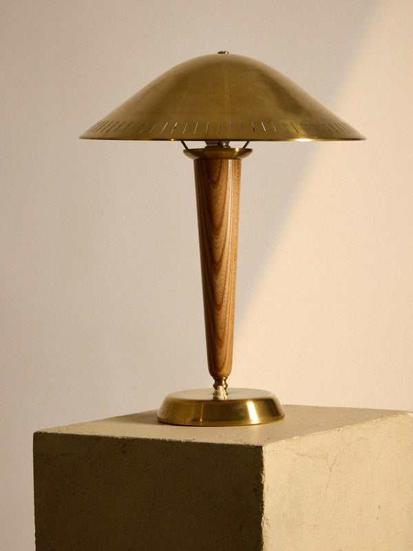 Antique and Vintage - 1940 Harald Notini for Asea Brass Table Lamp - Bronze - ABASK