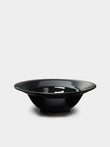Mervyn Gers Ceramics - Hand-Glazed Ceramic Deep Bowls (Set of 6) - Black - ABASK - 