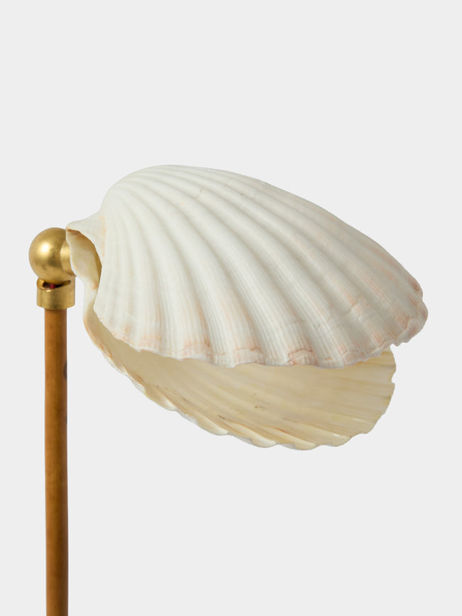Tennant New York - Sanremo Marble, Bamboo and Shell Reading Lamp - Multiple - ABASK