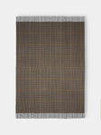 Johnstons of Elgin - Tweed Wool Throw (75in/1.9m) - Brown - ABASK - 