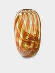 Moonarij - Oona Hand-Blown Glass Vase (15.5in/40cm) - Orange - ABASK - 