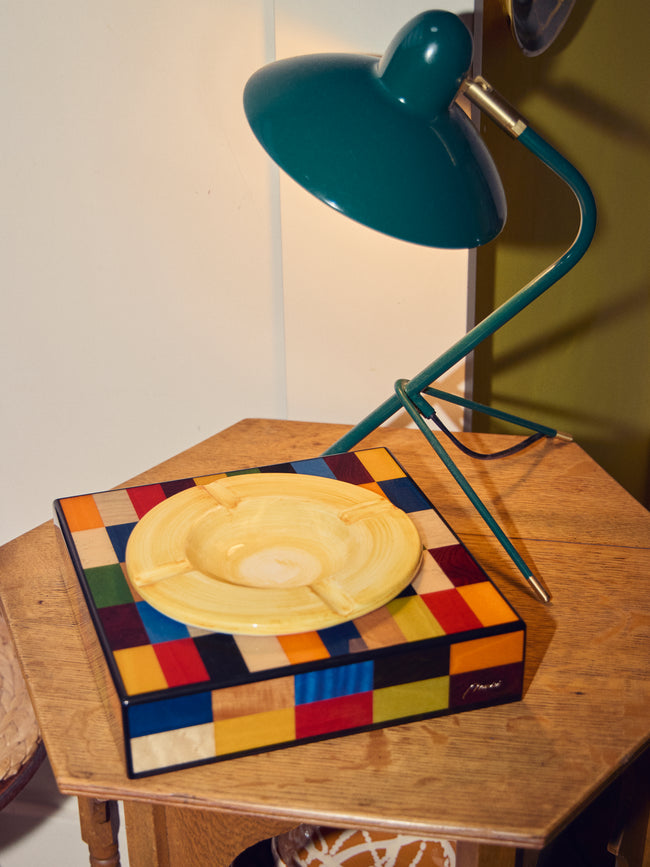 Morici - Venezia Rialto Wood Inlay Ashtray - Multiple - ABASK