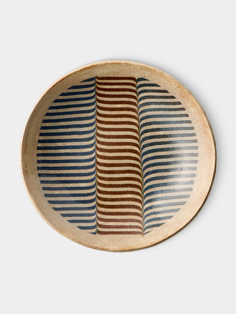 Makidani-gama - Nerikomi Ceramic Serving Plates – 12in/30cm (Set of 2) - Multiple - ABASK - 
