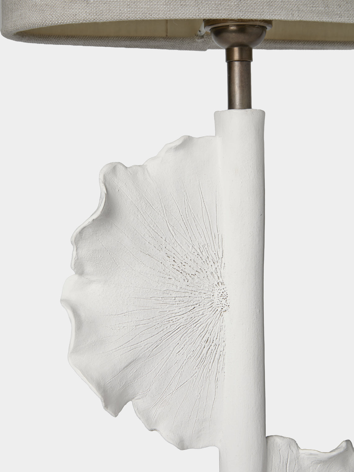 Legato Studio - Prudence Hand-Cast Composite Table Lamp - Ivory - ABASK