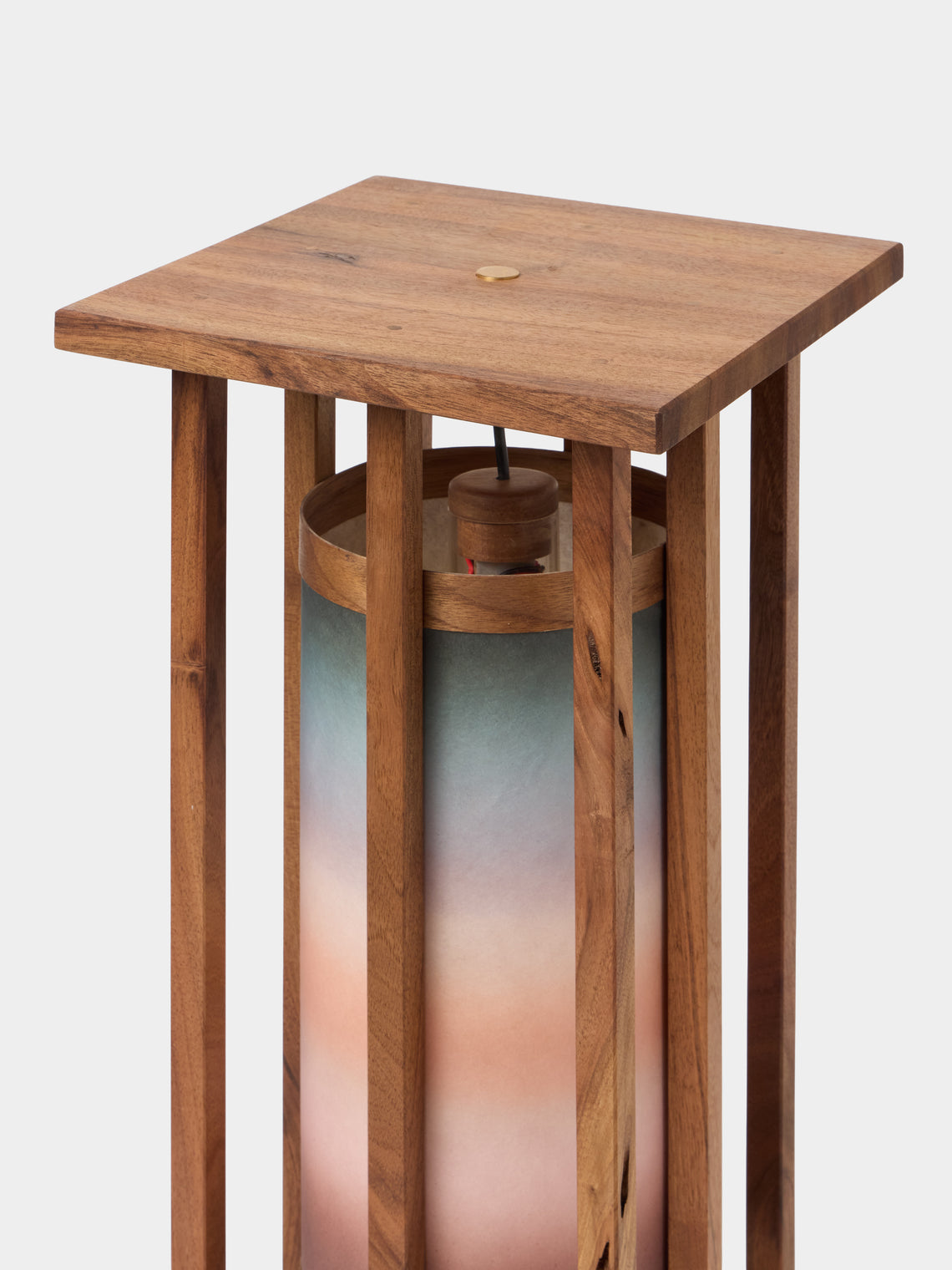 Maxime Prange - Doro Walnut and Washi Paper Table Lamp - Multiple - ABASK
