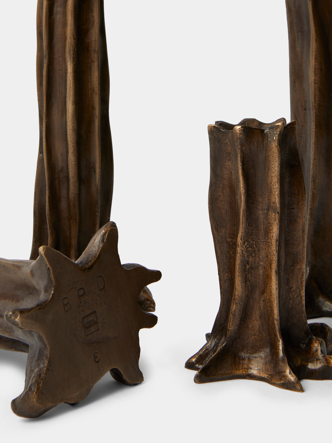 Studio Palatin - | Set of 4 | Arbor Bronze Candlesticks - Bronze - ABASK