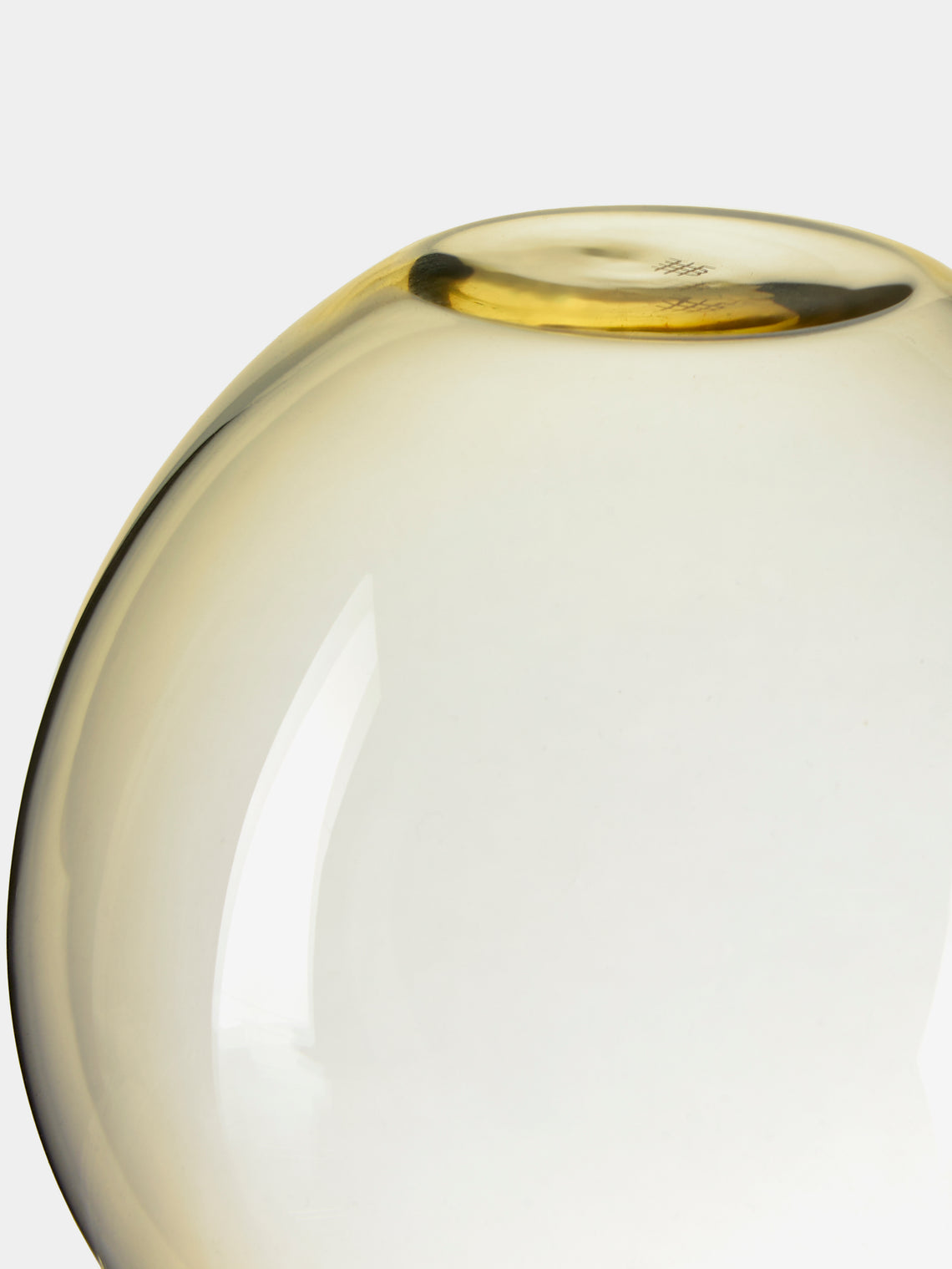 Lobmeyr - BV60 Flower Crystal Bud Vase (4in/10cm) - Yellow - ABASK