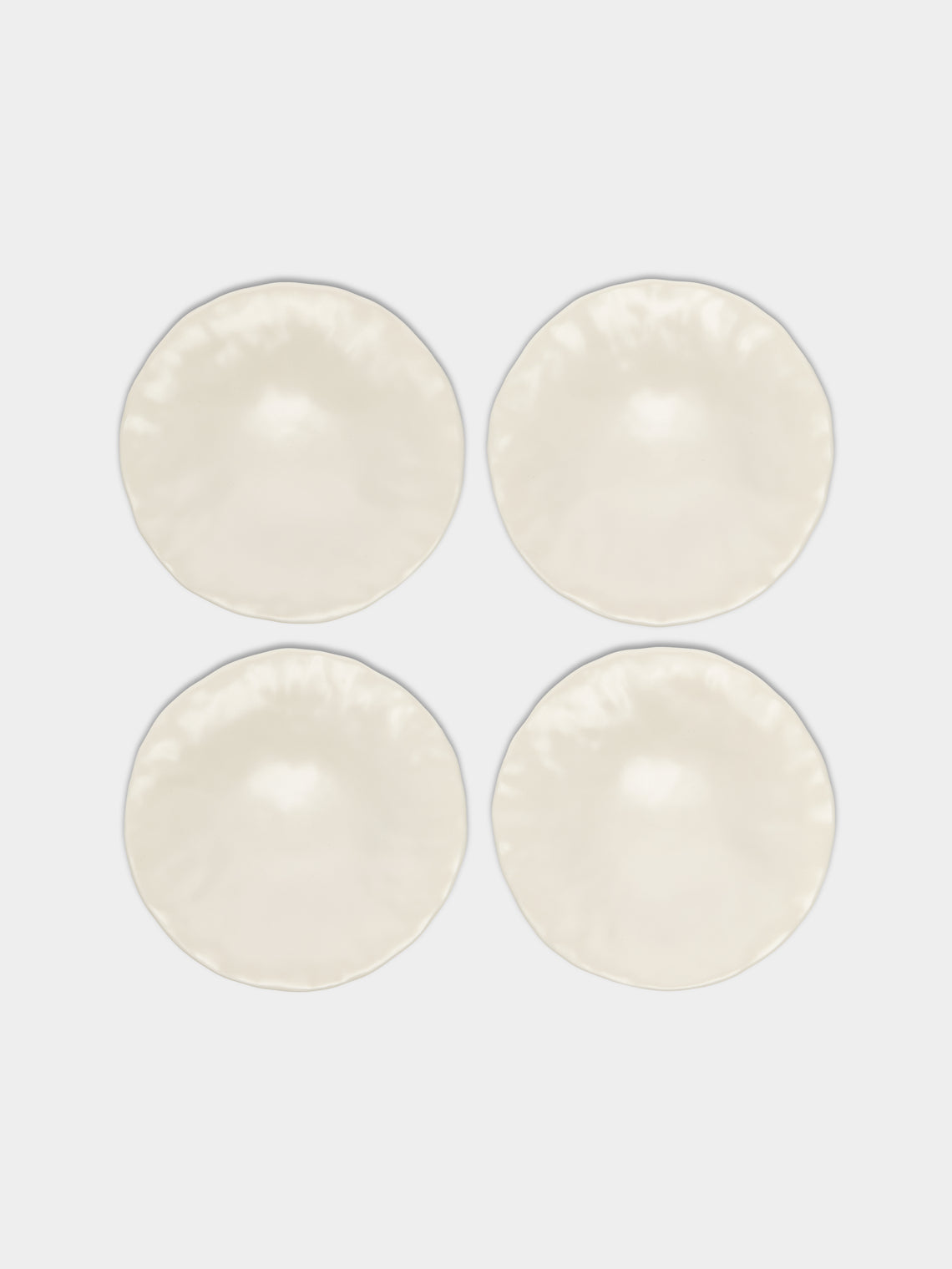 Park Nahye - Bloom Hand-Glazed Porcelain Plates (Set of 4) -  - ABASK