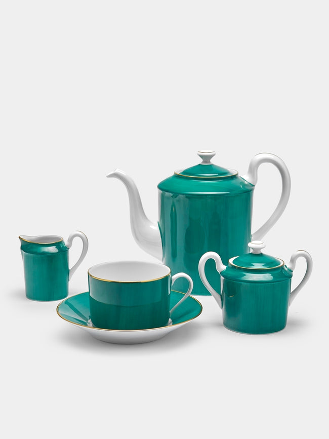 Robert Haviland & C. Parlon - Coco Hand-Painted Porcelain Coffee and Tea Collection - Green - ABASK - 