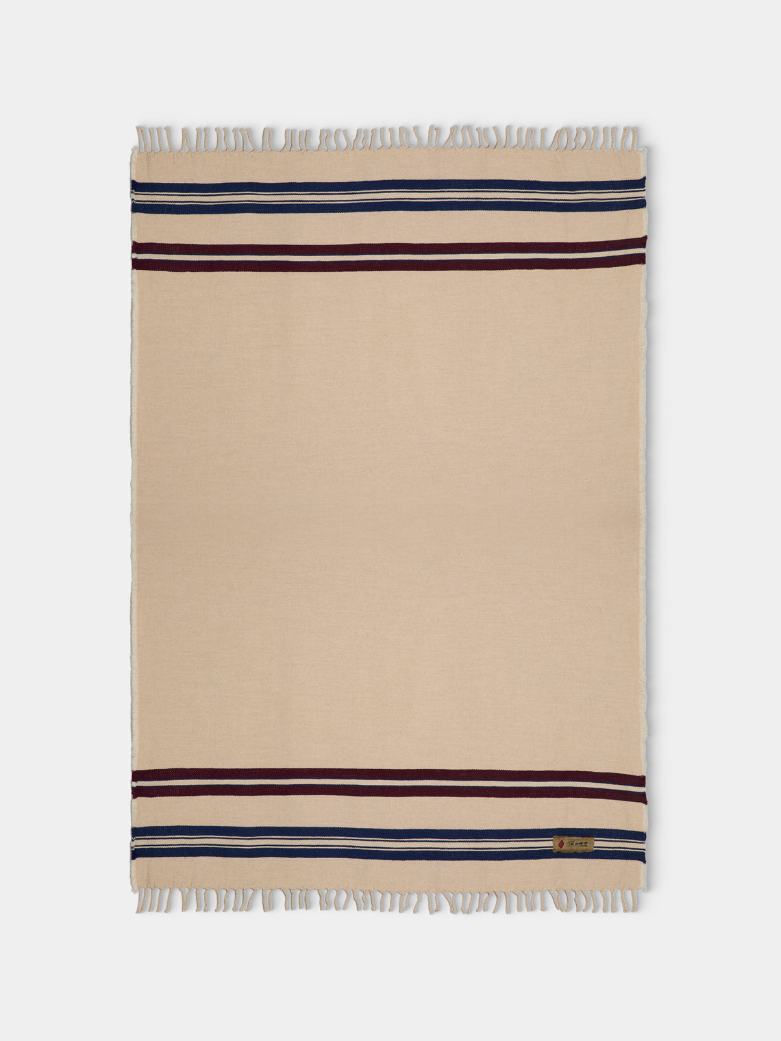 The House of Lyria - Litorale Handwoven Linen and Cotton Blanket (75in/1.9m) - Cream - ABASK
