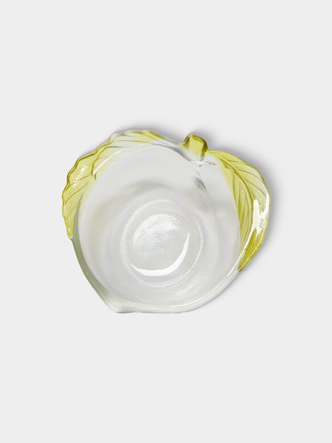 Antique and Vintage - Mid-Century Daum Apple Crystal Bowls (Set of 6) - Clear - ABASK