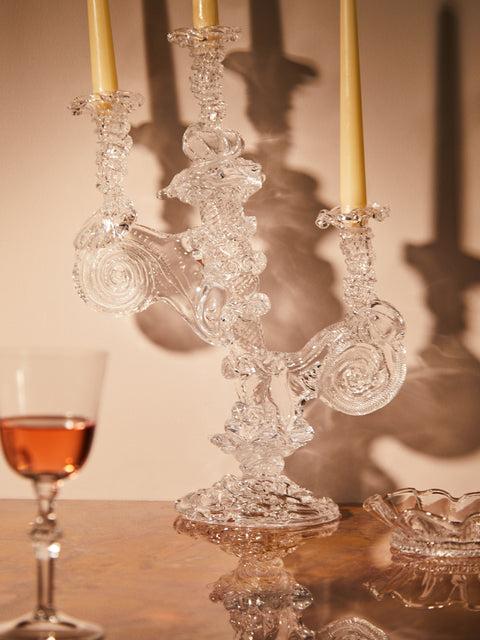 Alexander Kirkeby - Hand-Blown Crystal Candelabra -  - ABASK