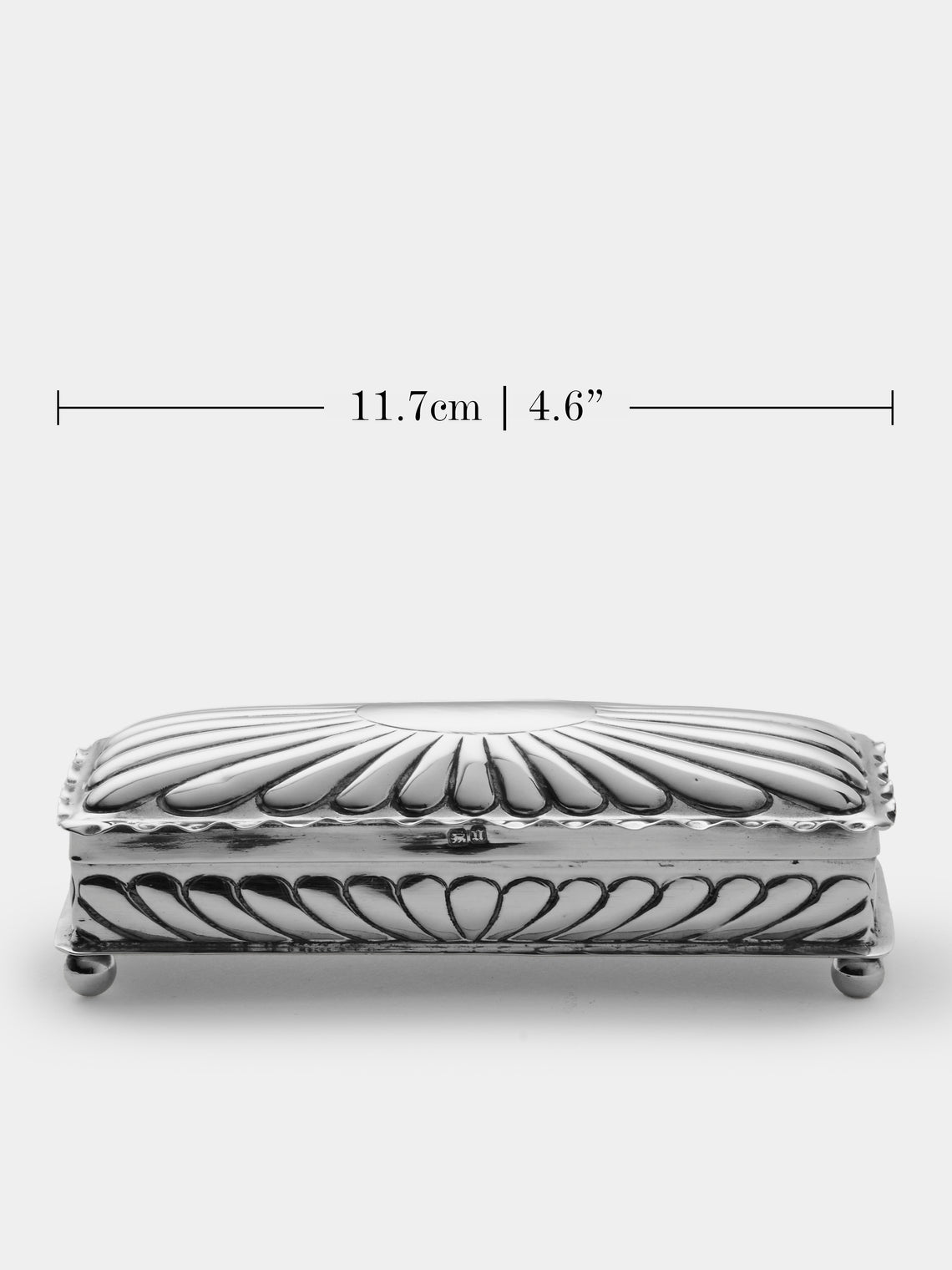 Antique and Vintage - 1894 Small Sterling Box - Silver - ABASK