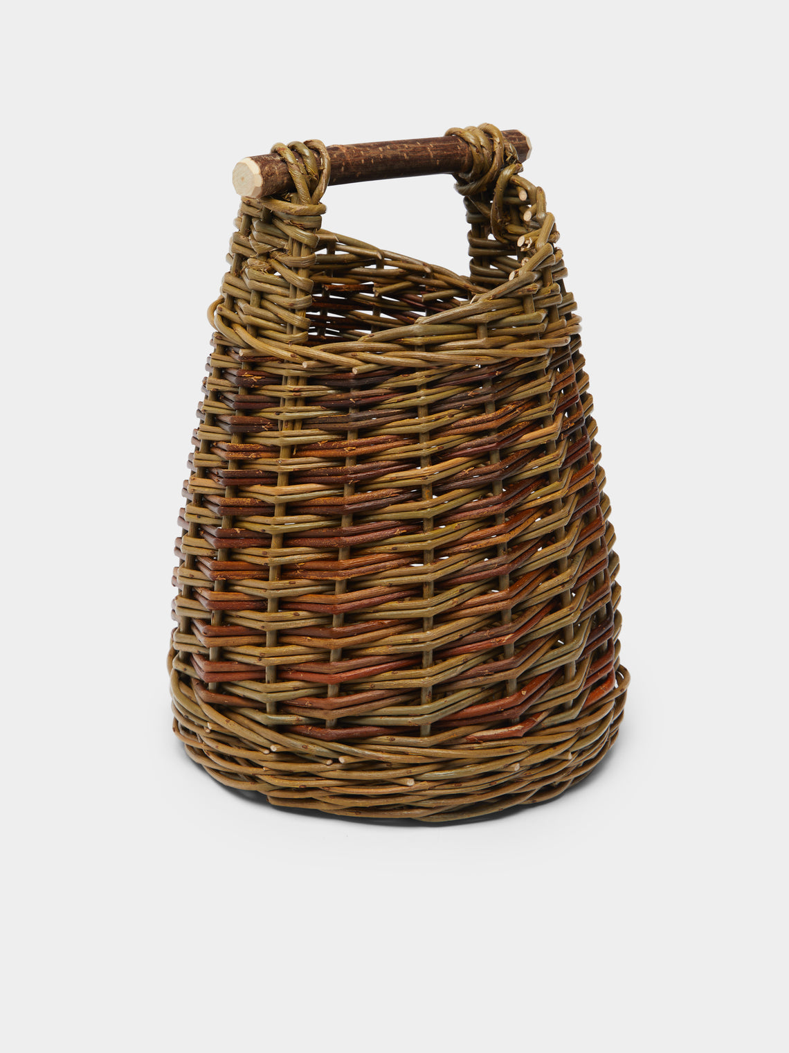 Rachel Bower - Handwoven Willow Asymmetric Utensils Basket -  - ABASK