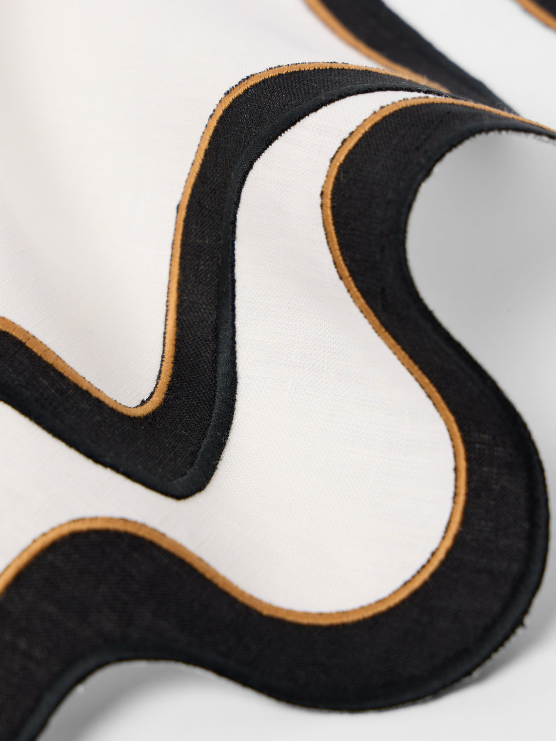 Cosima Swayze - | Set of 4 | x Los Encajeros Wave Linen Placemats - Multiple - ABASK