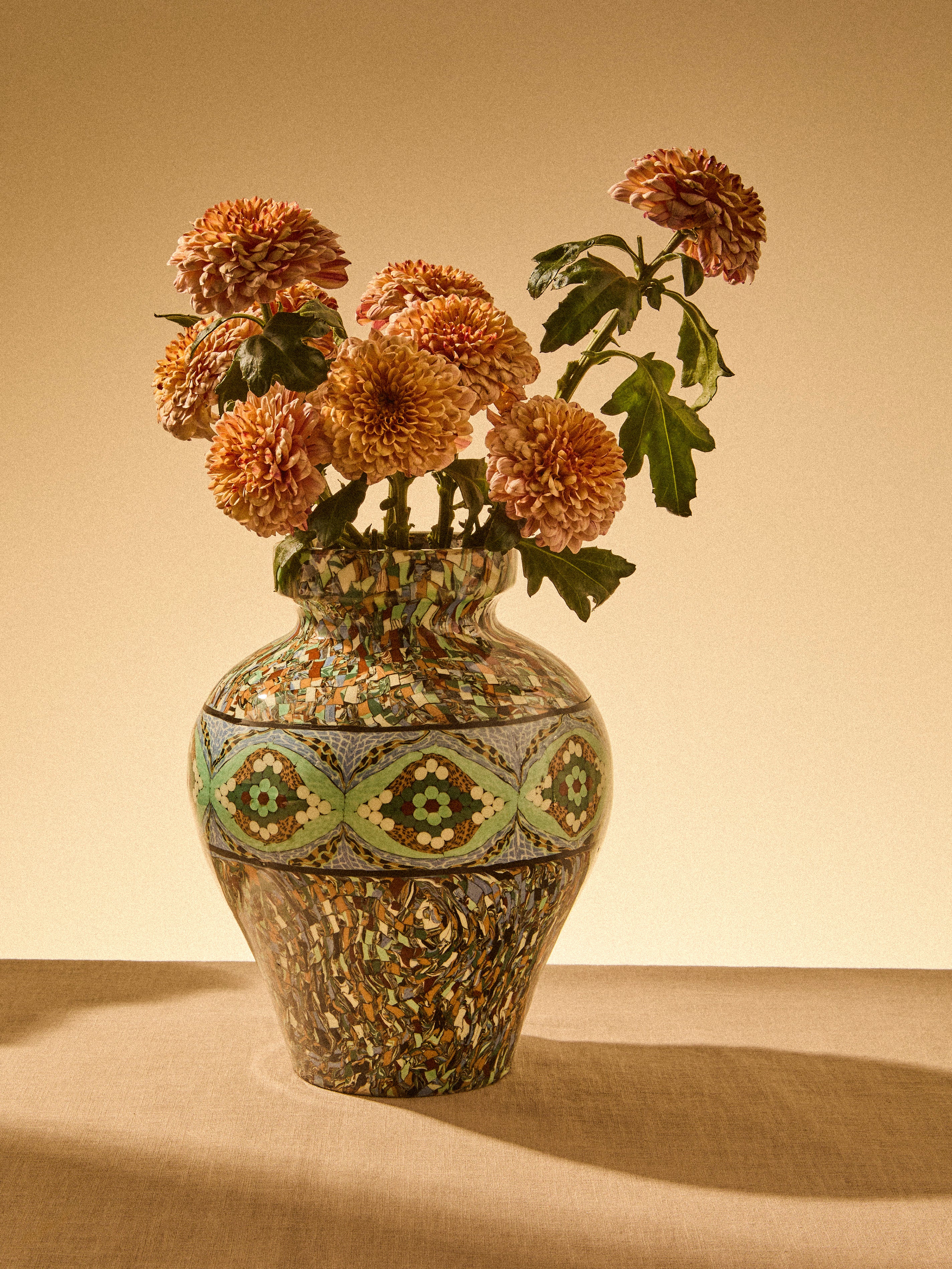 Multiple 1950s Jean Gerbino Ceramic Vase (11in/28cm) by Antique