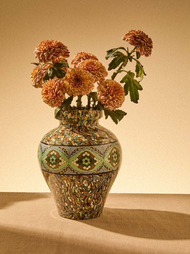 Antique and Vintage - 1950s Jean Gerbino Ceramic Vase (11in/28cm) - Multiple - ABASK