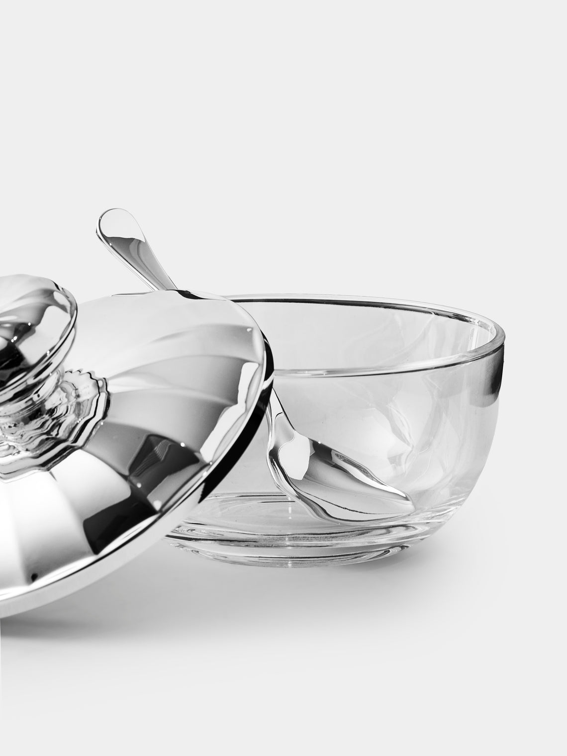 Greggio - Newport Silver-Plated Cheese Dish - Silver - ABASK