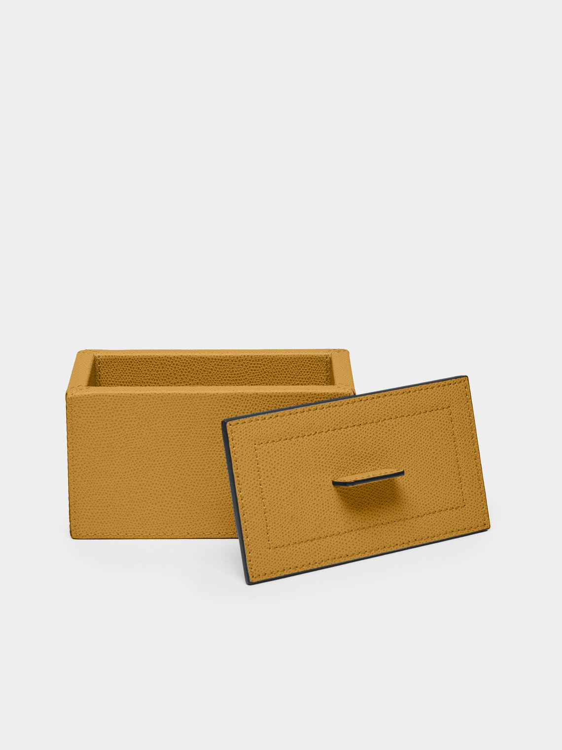 Giobagnara - Leather Makeup Pads Holder - Yellow - ABASK