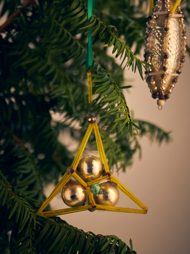 Antique and Vintage - Early-20th-Century Gablonzer Glass Tree Decorations (Set of 7) - Multiple - ABASK