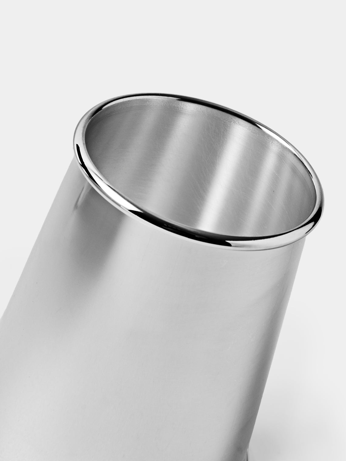 Greggio - English Silver-Plated Pen Pot - Silver - ABASK